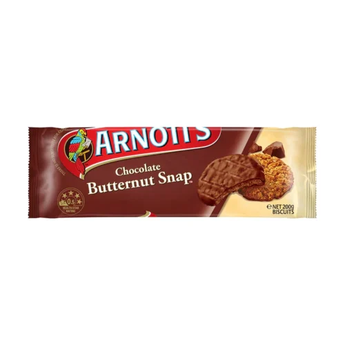ARNOTTS CHOC BUTTER NUT SNAPS