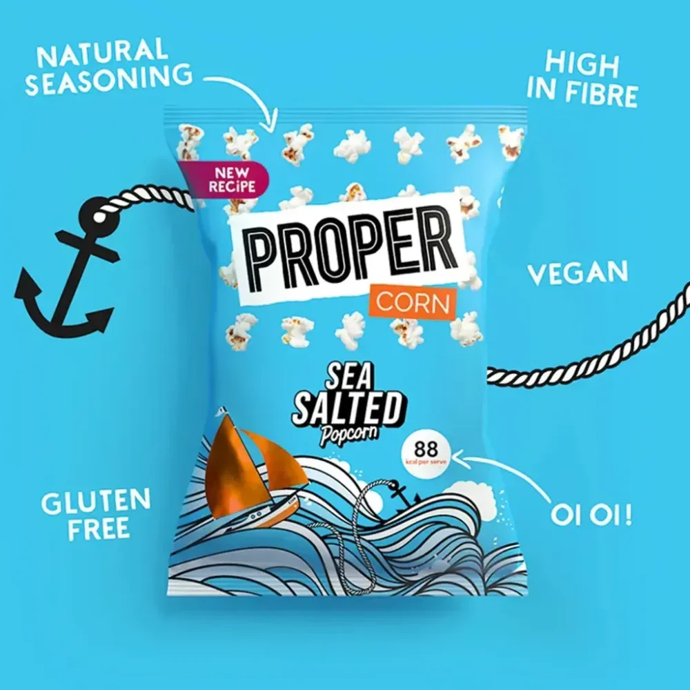 Propercorn Popcorn sea salt